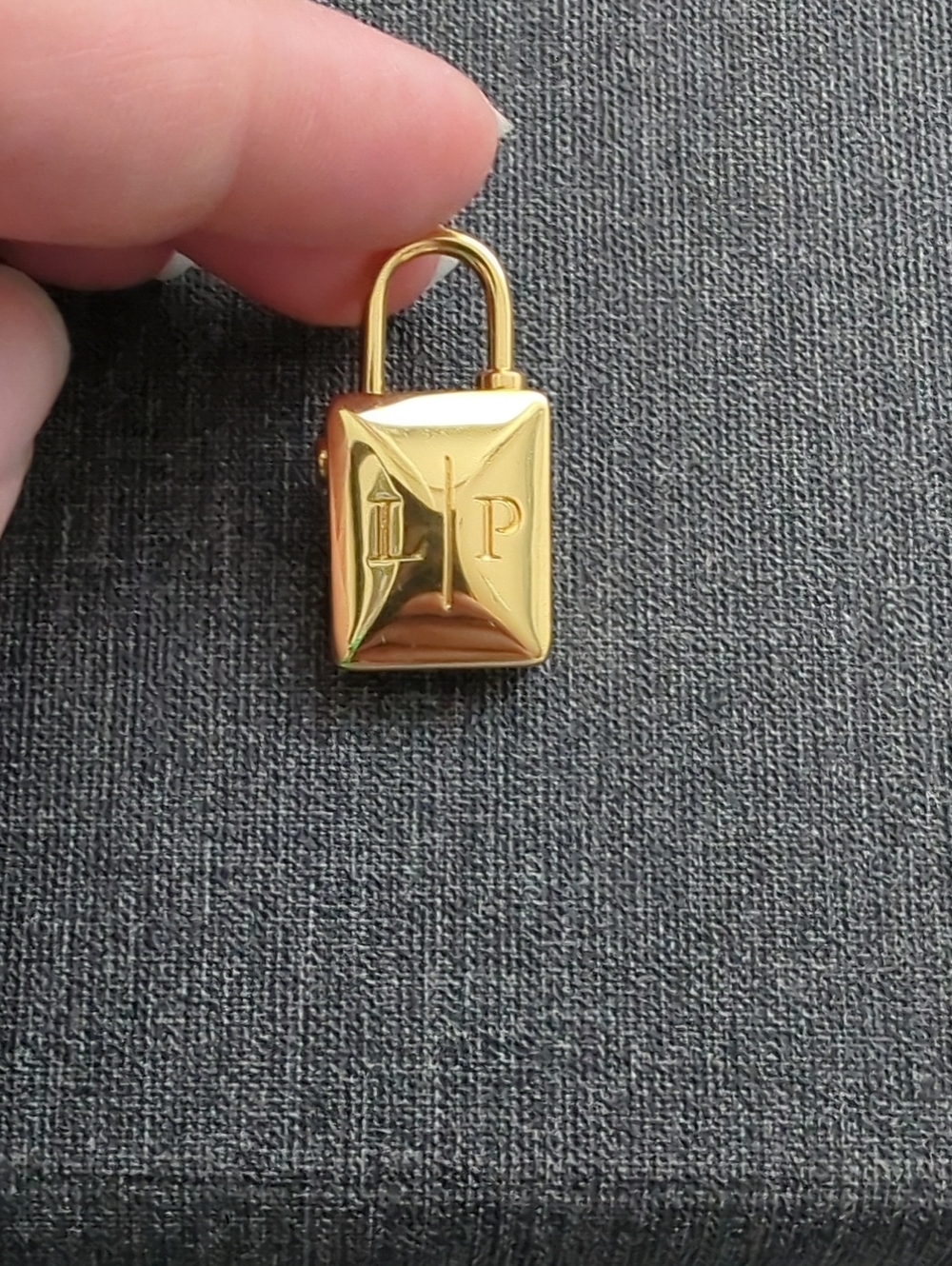 Loro Piana Gold-tone Padlock